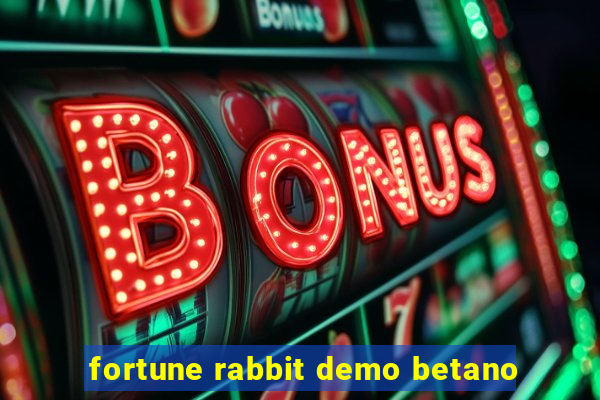 fortune rabbit demo betano